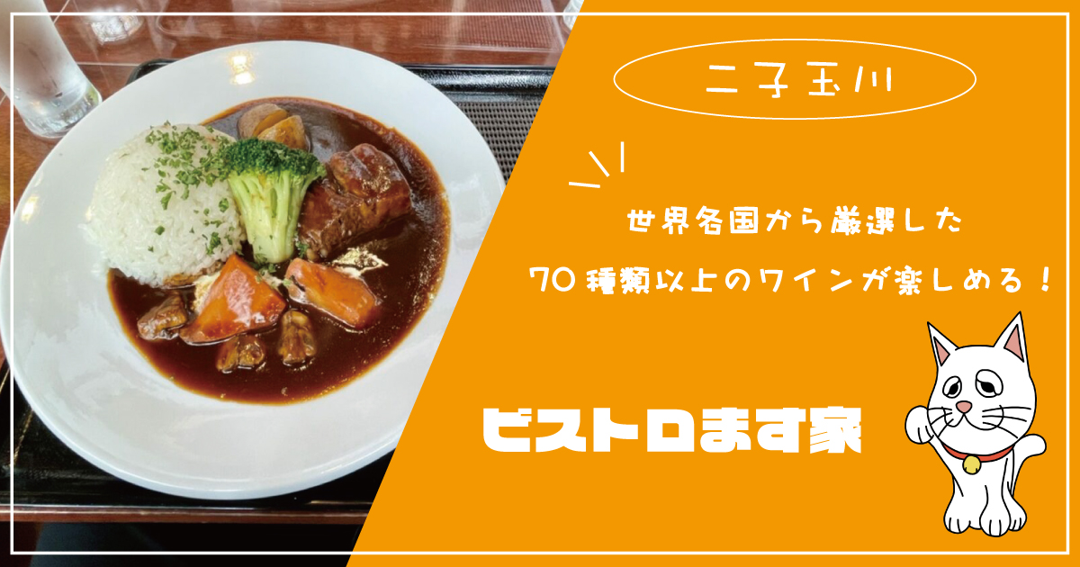 二子玉川 メニューは洋食 ビストロます家で美味しいランチはいかが Jimohack ジモハック 世田谷区版