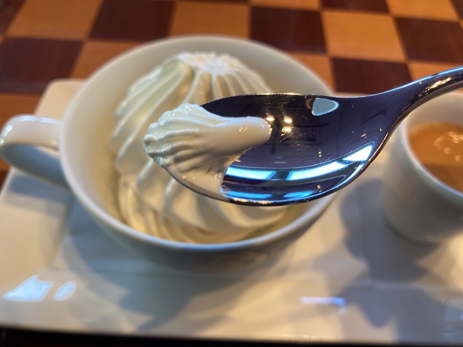 三軒茶屋　オークラレストランスカイキャロット　ソフトクリーム